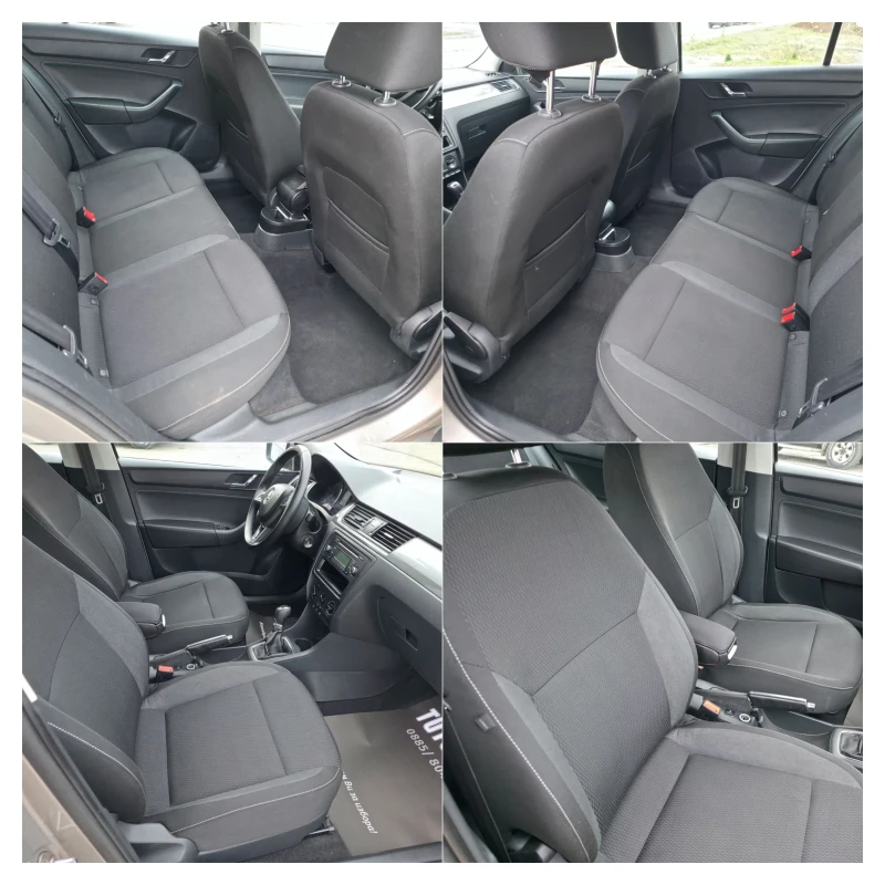 Skoda Rapid 1.6TDI/90КС/ КЛИМАТИК/ТОП СЪСТОЯНИЕ/ЕВРО 5В/, снимка 14 - Автомобили и джипове - 52725140