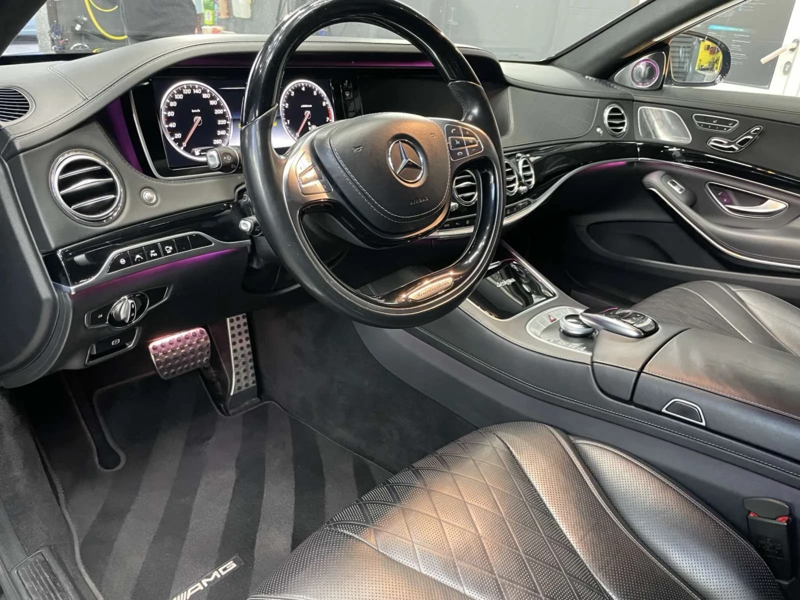 Mercedes-Benz S 500 4MATIC/ FULL / Вакуум / Реален пробег / Топ - изображение 6