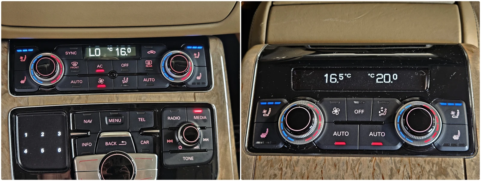 Audi A8 L/4.2TDI/TV/DISTR/BOSE/CAMERA/ОБДУХ/МАСАЖ/ВАКУМ/LI, снимка 13 - Автомобили и джипове - 55568705