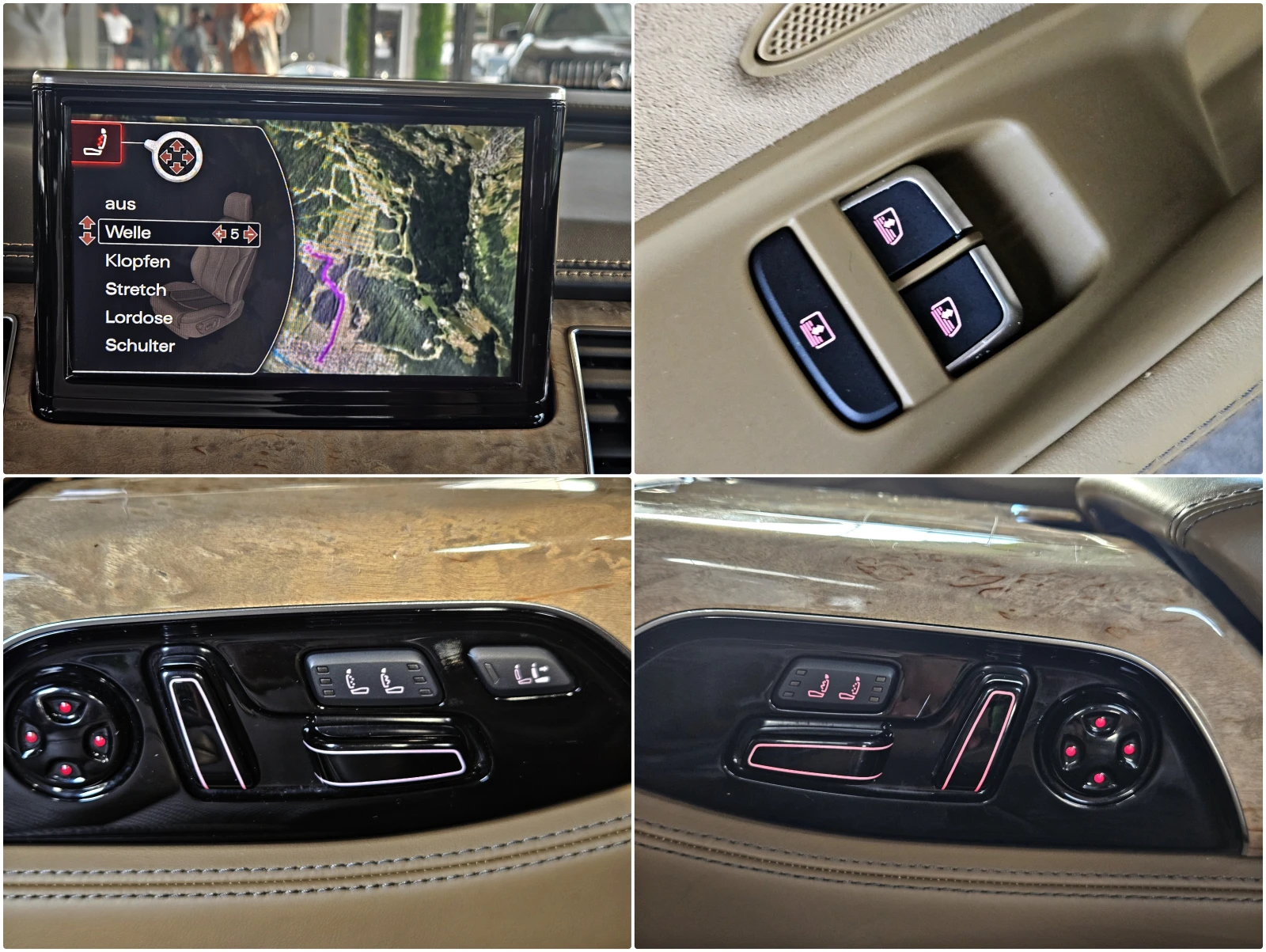 Audi A8 L/4.2TDI/TV/DISTR/BOSE/CAMERA/ОБДУХ/МАСАЖ/ВАКУМ/LI, снимка 16 - Автомобили и джипове - 55568705