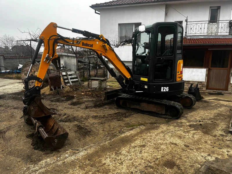 Багер Bobcat E26 , снимка 3 - Индустриална техника - 48260929