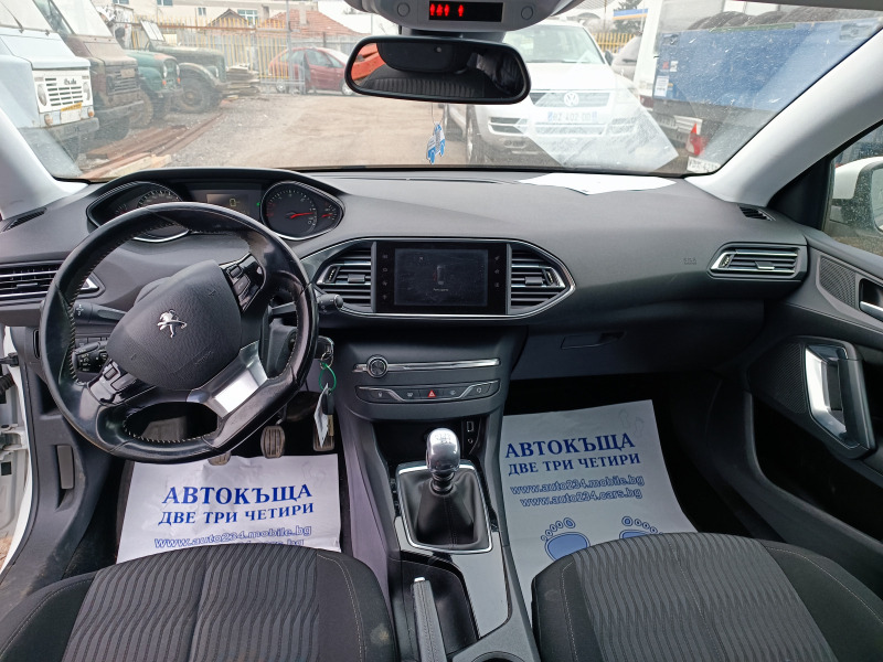 Peugeot 308 2015г. 1.6HDI NAVI PARKTRONIK EURO 6B, снимка 10 - Автомобили и джипове - 44555927