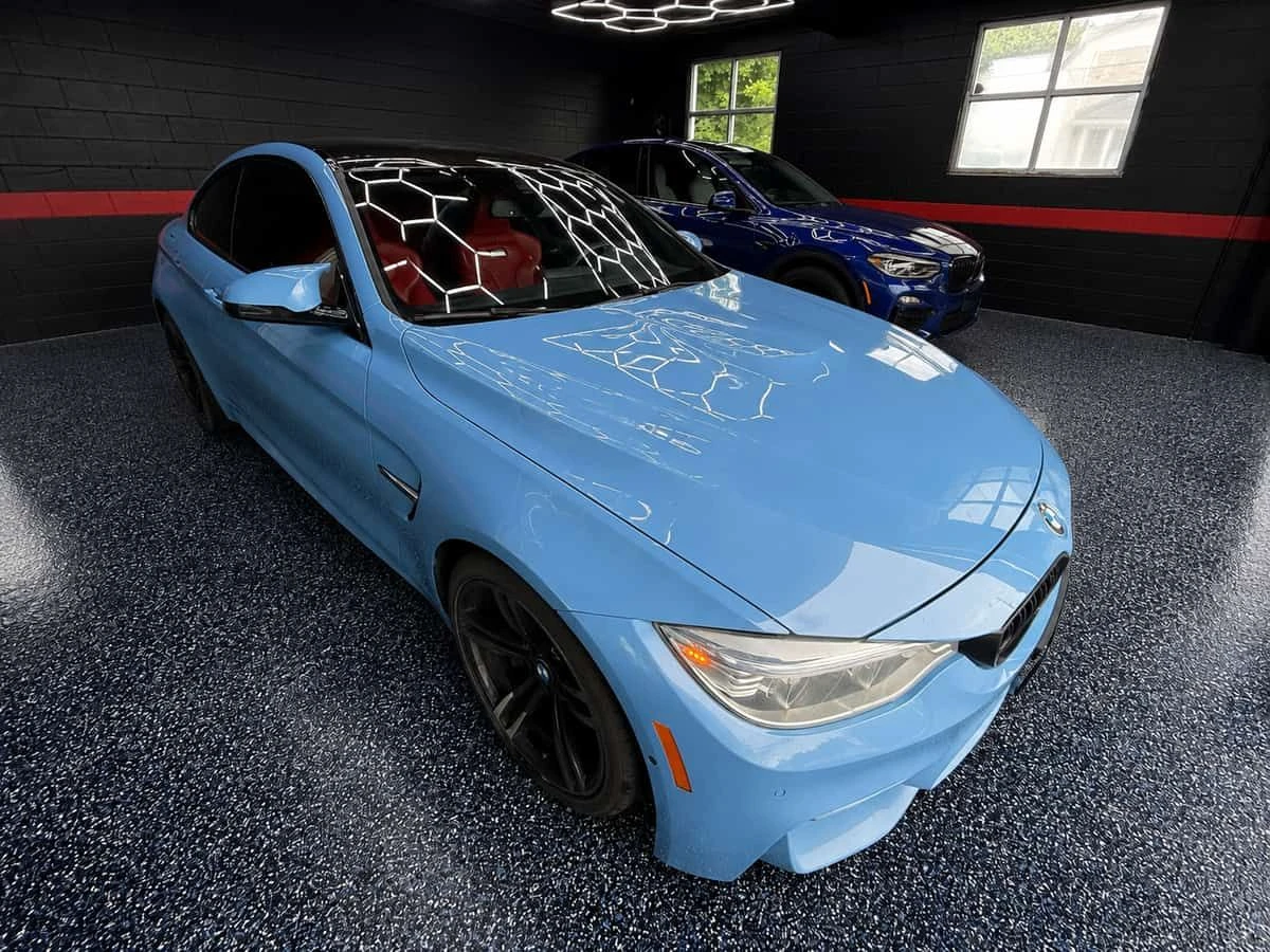 BMW M4 * Coupe YAS MARINA BLUE | RED INTERIOR | CARBON RO, снимка 8 - Автомобили и джипове - 55285262