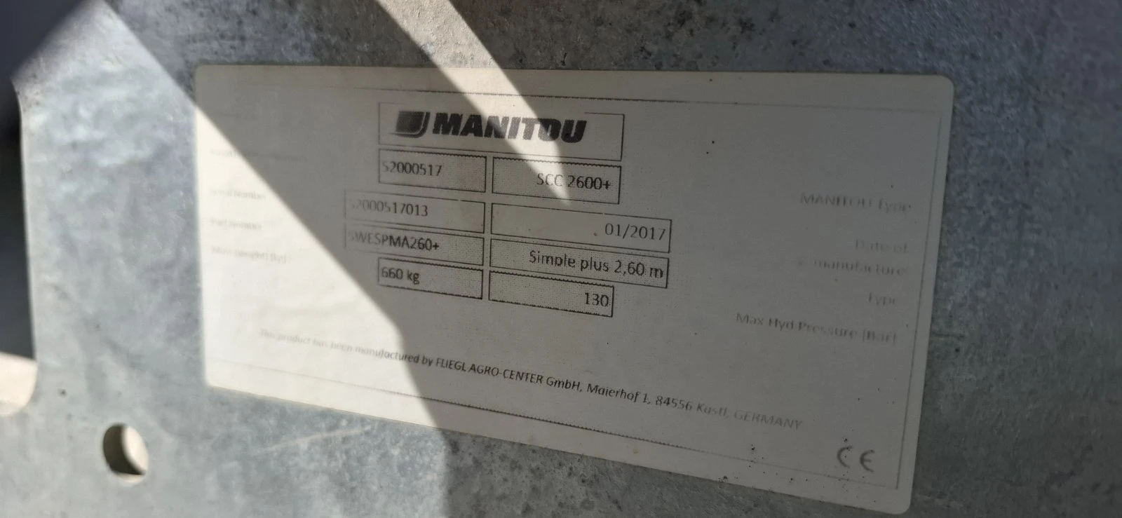 Телескопични товарачи Manitou Четка SCC 2600, снимка 17 - Индустриална техника - 56293814
