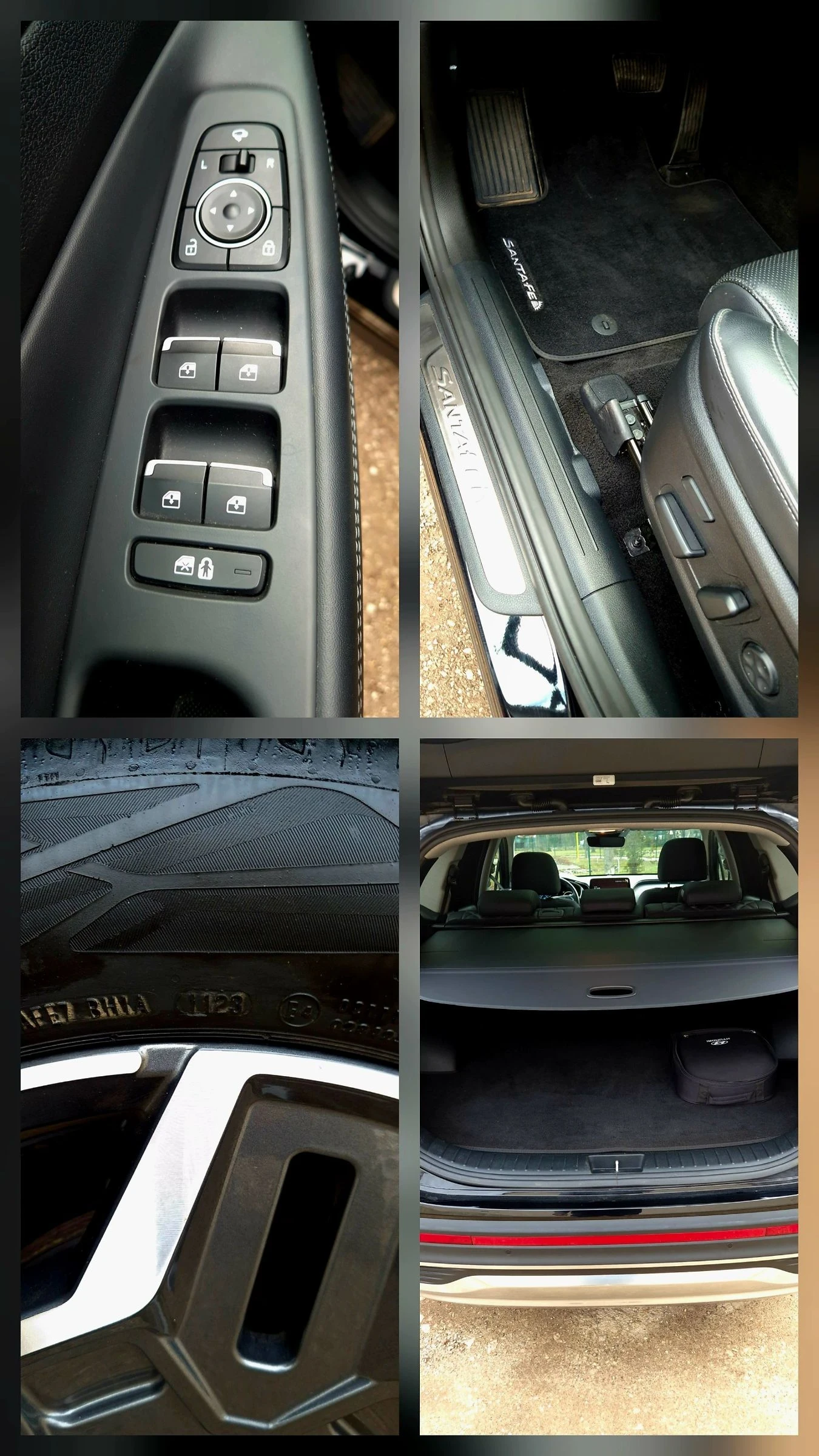 Hyundai Santa fe БУТИКОВО СЪСТОЯНИЕ:ПЪЛНА СЕРВИЗНА ИСТОРИЯ:58300км, снимка 15 - Автомобили и джипове - 53475651