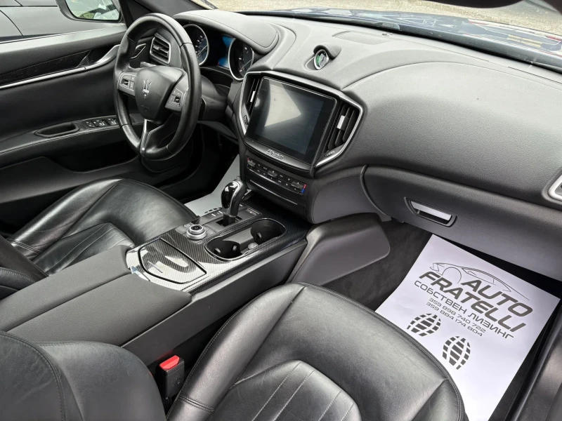 Maserati Ghibli 3.0d ЛИЗИНГ БЕЗ ДОКАЗВАНЕ НА ДОХОДИ, снимка 11 - Автомобили и джипове - 52340739