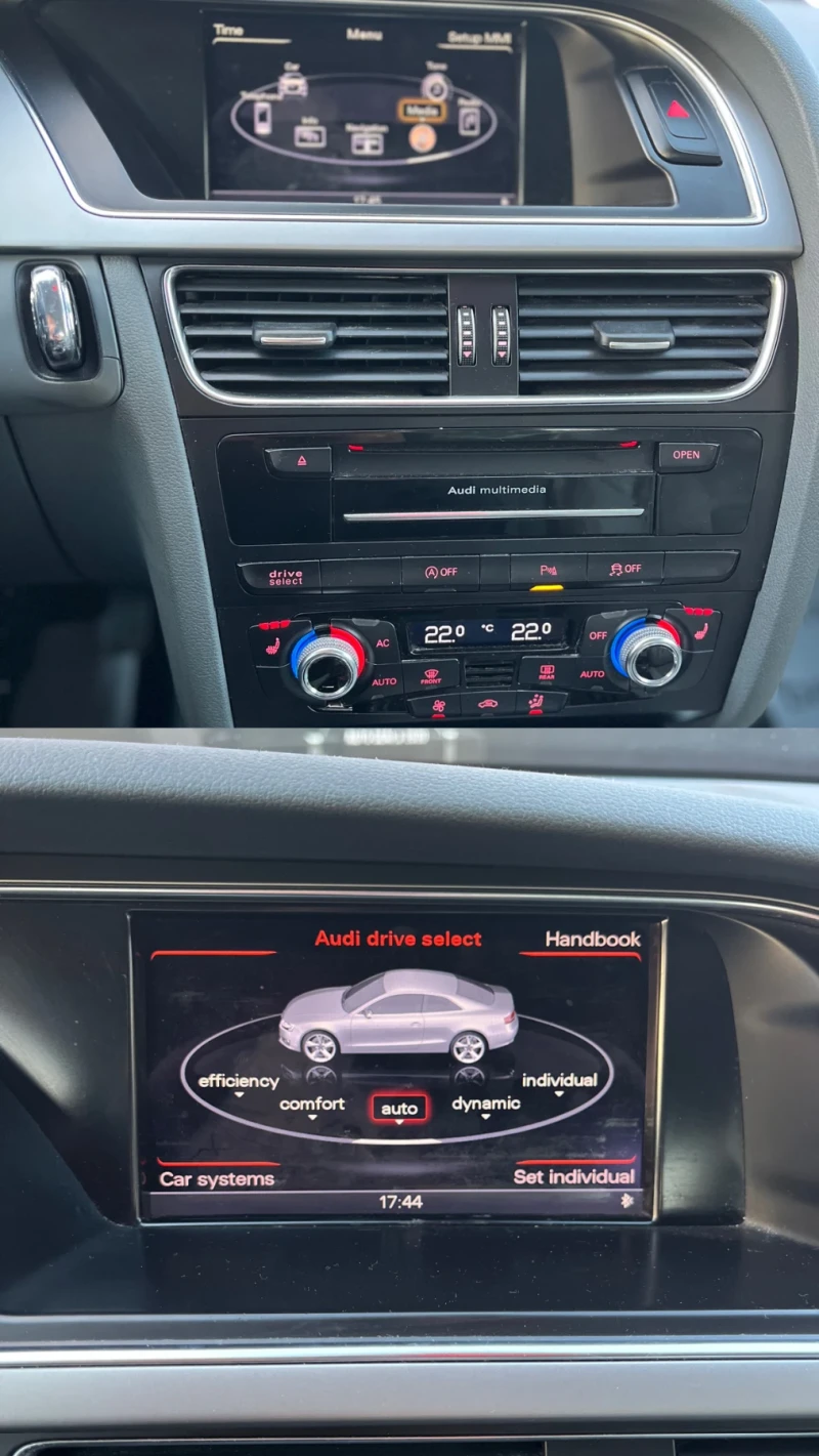 Audi A5 3.0D* 245* QUATTRO* FACE* RECARO* СОБСТВЕН ЛИЗИНГ, снимка 13 - Автомобили и джипове - 52921437