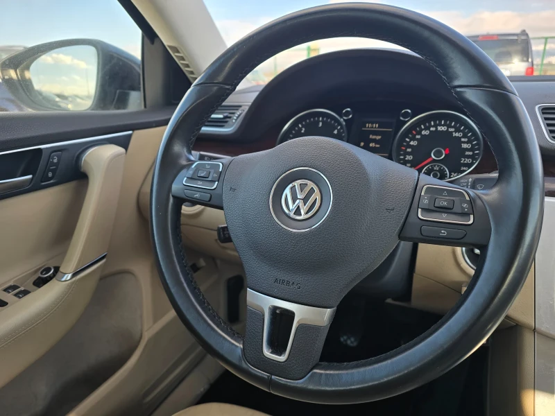 VW Passat 2.0TDI 140кс LED КОЖА ПАРКТРОНИК ЕВРО 5, снимка 13 - Автомобили и джипове - 53072734