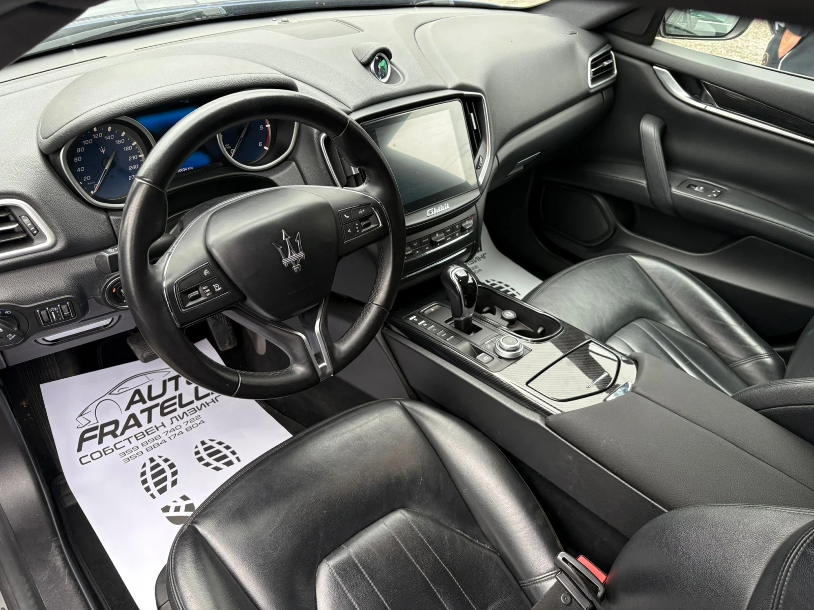 Maserati Ghibli 3.0d ЛИЗИНГ БЕЗ ДОКАЗВАНЕ НА ДОХОДИ - изображение 9