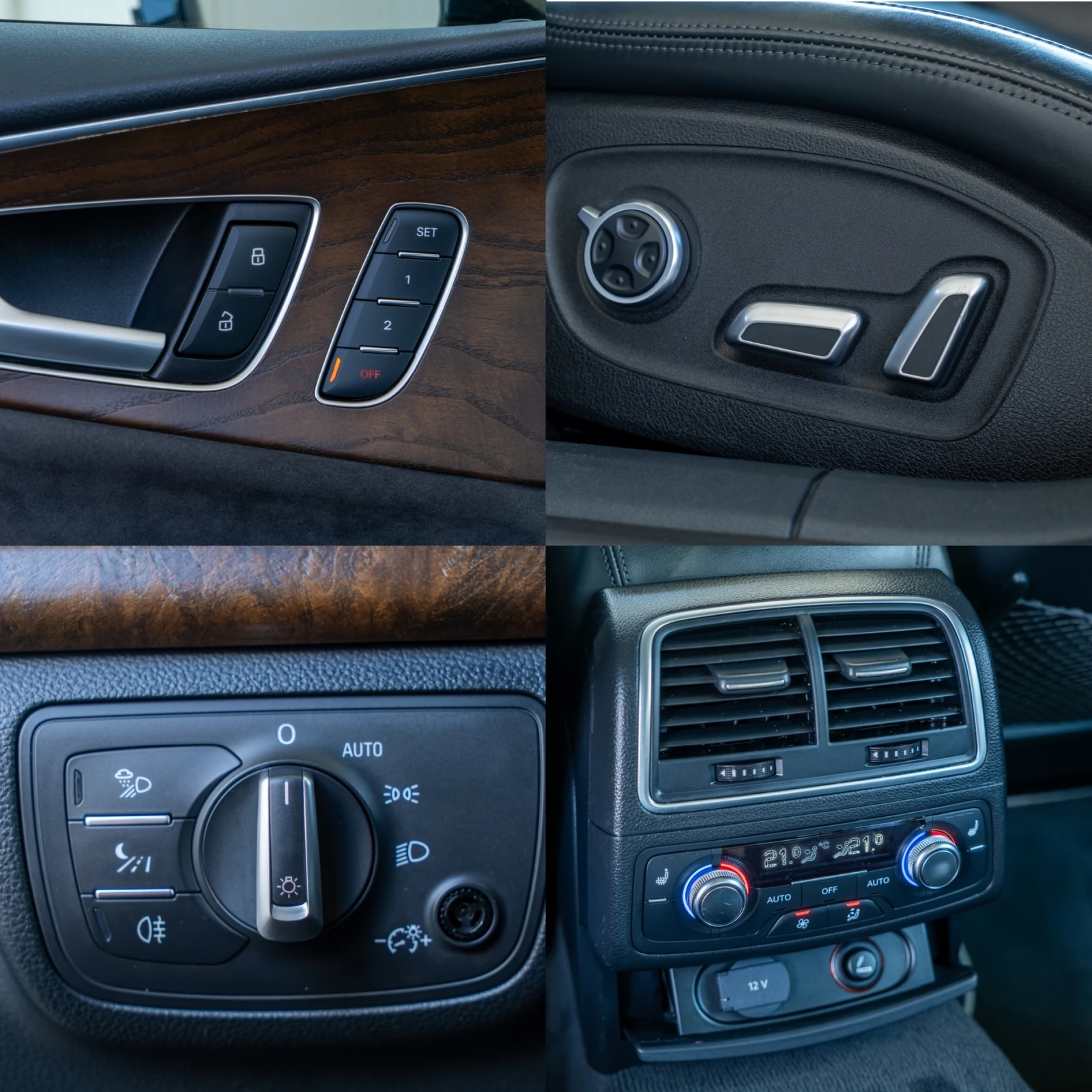 Audi A7 3.0TDI = QUATTRO = NIGHT VISION = ГАРАНЦИЯ = ЛИЗИН, снимка 17 - Автомобили и джипове - 55596365