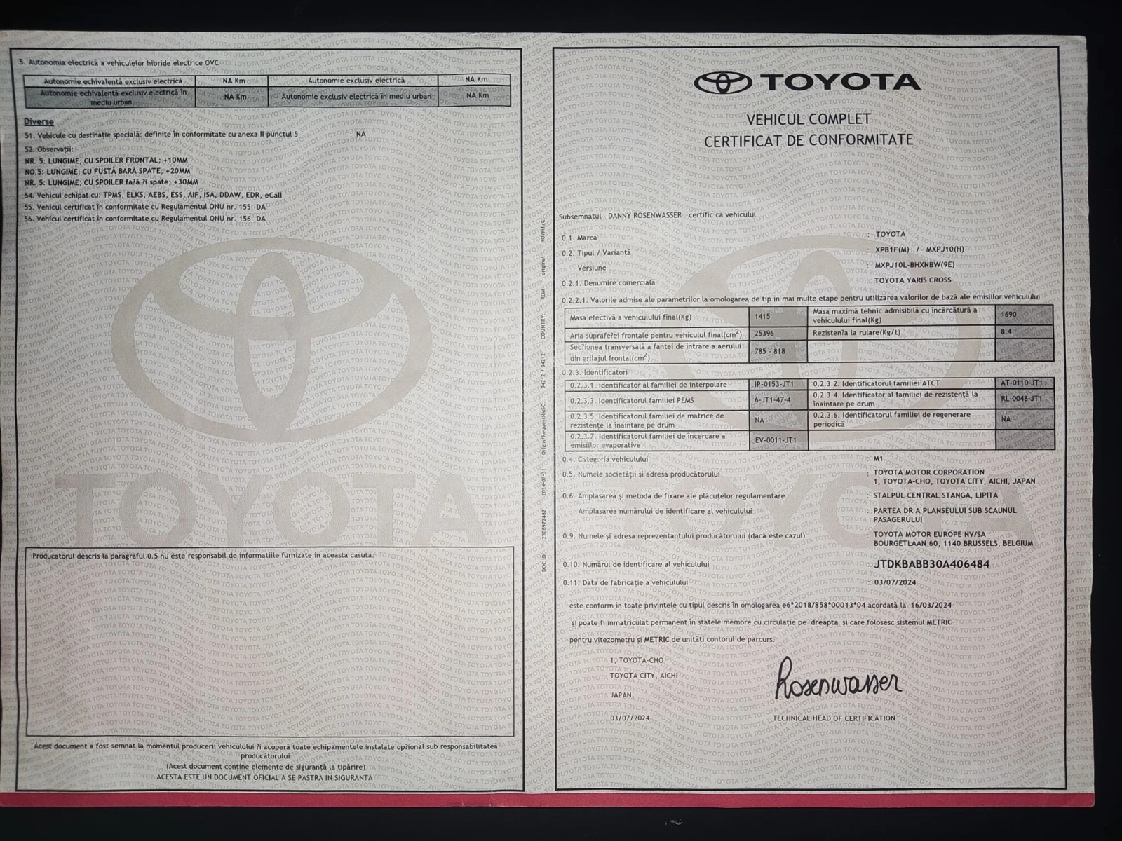 Toyota Yaris Cross Hybrid 1.5 на 1235 км, снимка 14 - Автомобили и джипове - 56249477