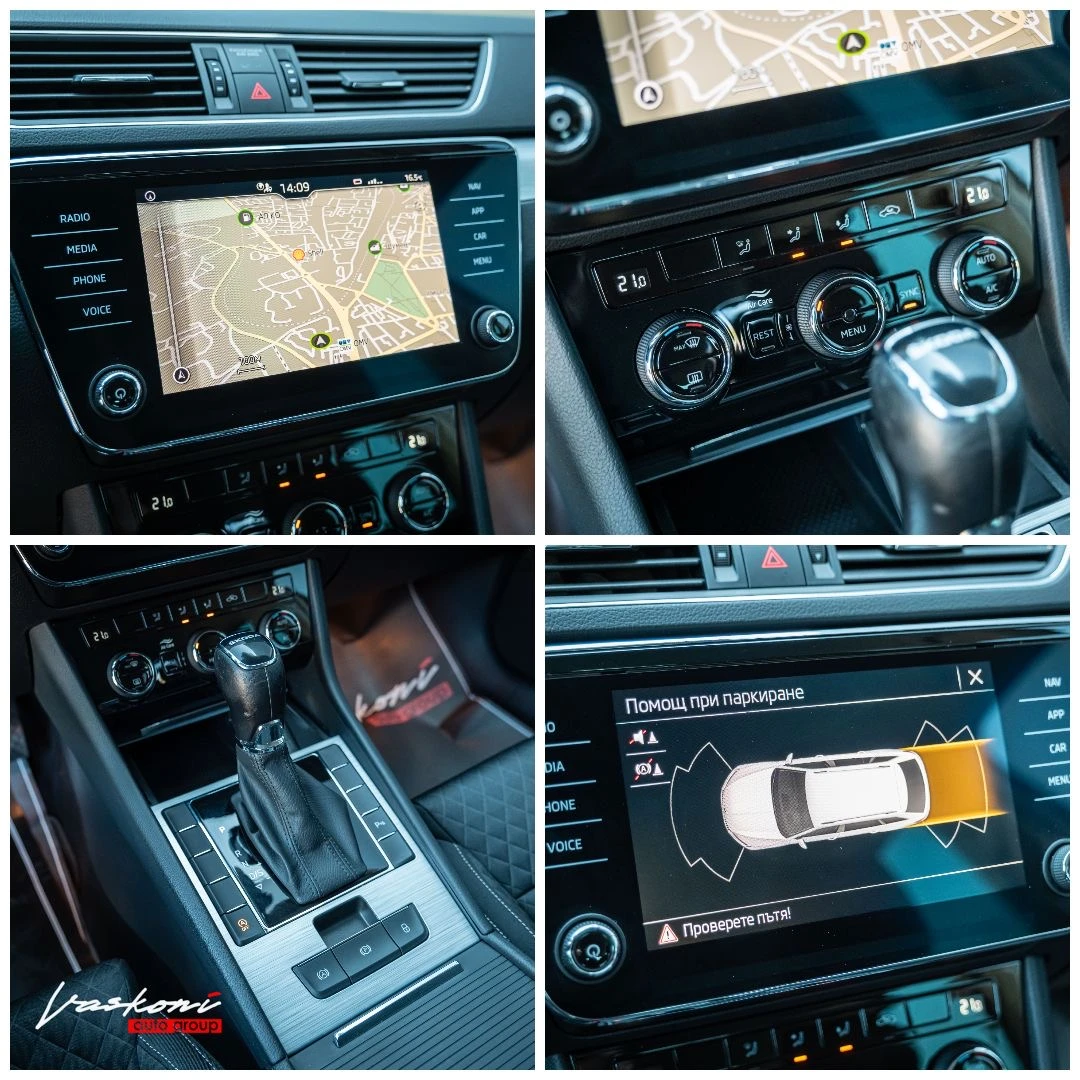 Skoda Superb 2.0 TDI Facelift Virtual Navi, снимка 12 - Автомобили и джипове - 54688899