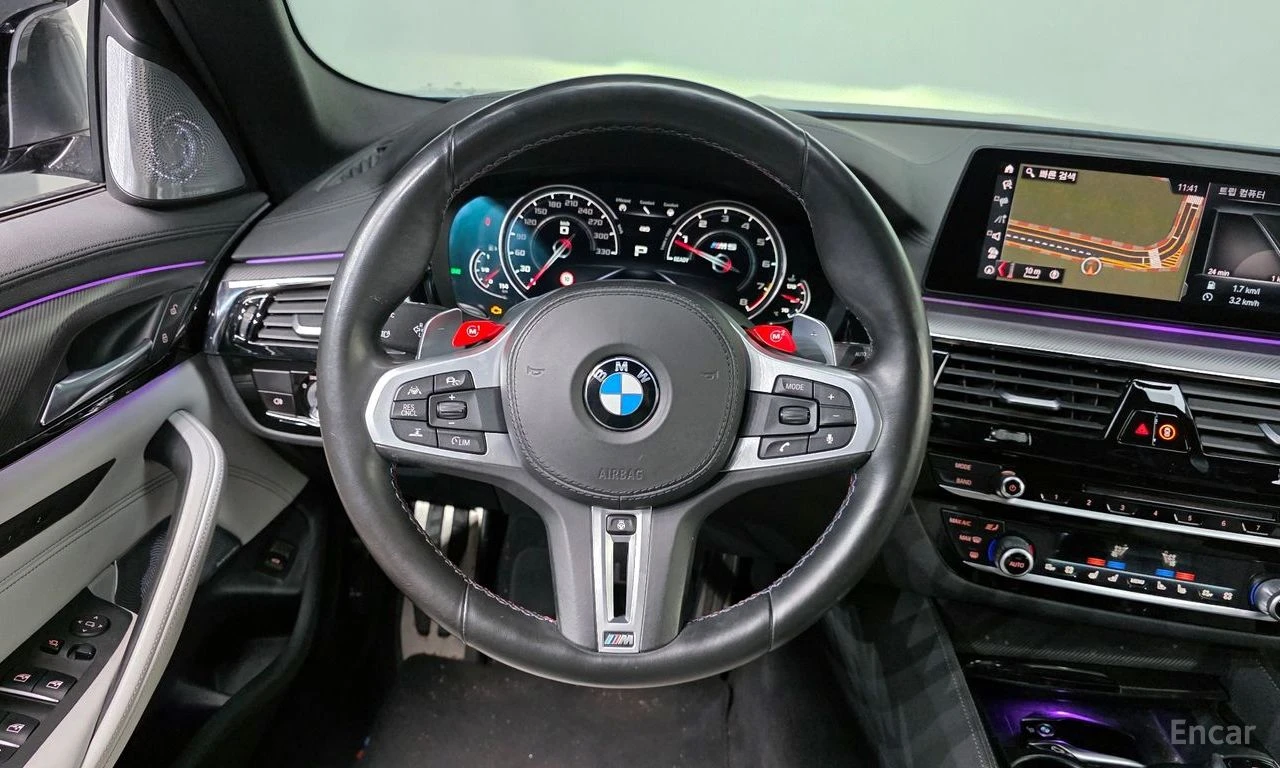 BMW M5 BOWER* WILKINS* ОБДУХВАНЕ* ДИСТРОНИК* ХЕДЪП* 360КА, снимка 8 - Автомобили и джипове - 55743548
