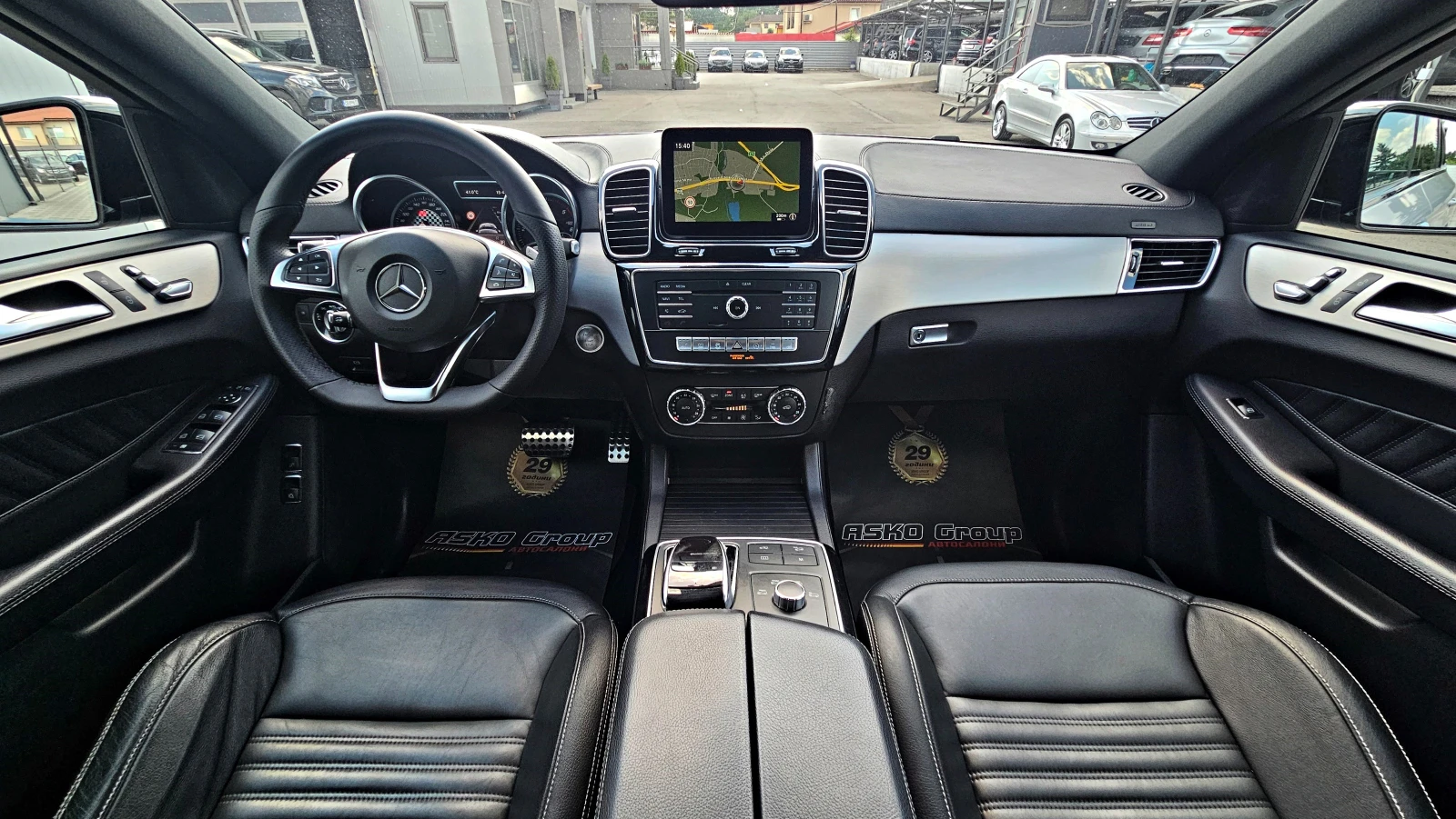 Mercedes-Benz GLE 350 AMG/GERMANY/DISTR/360CAMERA/ПОДГРЕВ/AMBIENT/LIZING, снимка 9 - Автомобили и джипове - 54453872