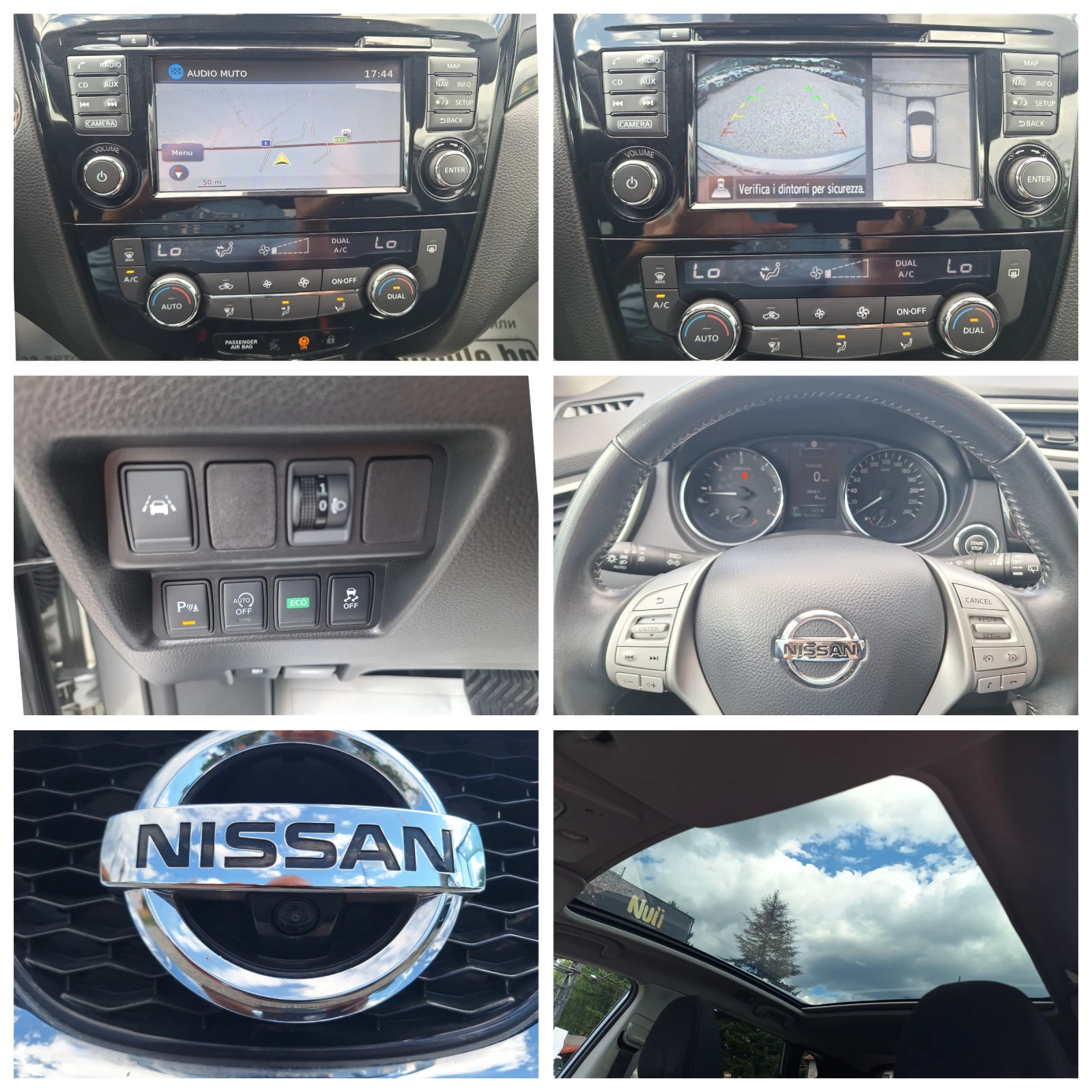 Nissan Qashqai 1.6 dci 131кs Tekna Navi Panorama 360 Kamera!, снимка 16 - Автомобили и джипове - 55165325
