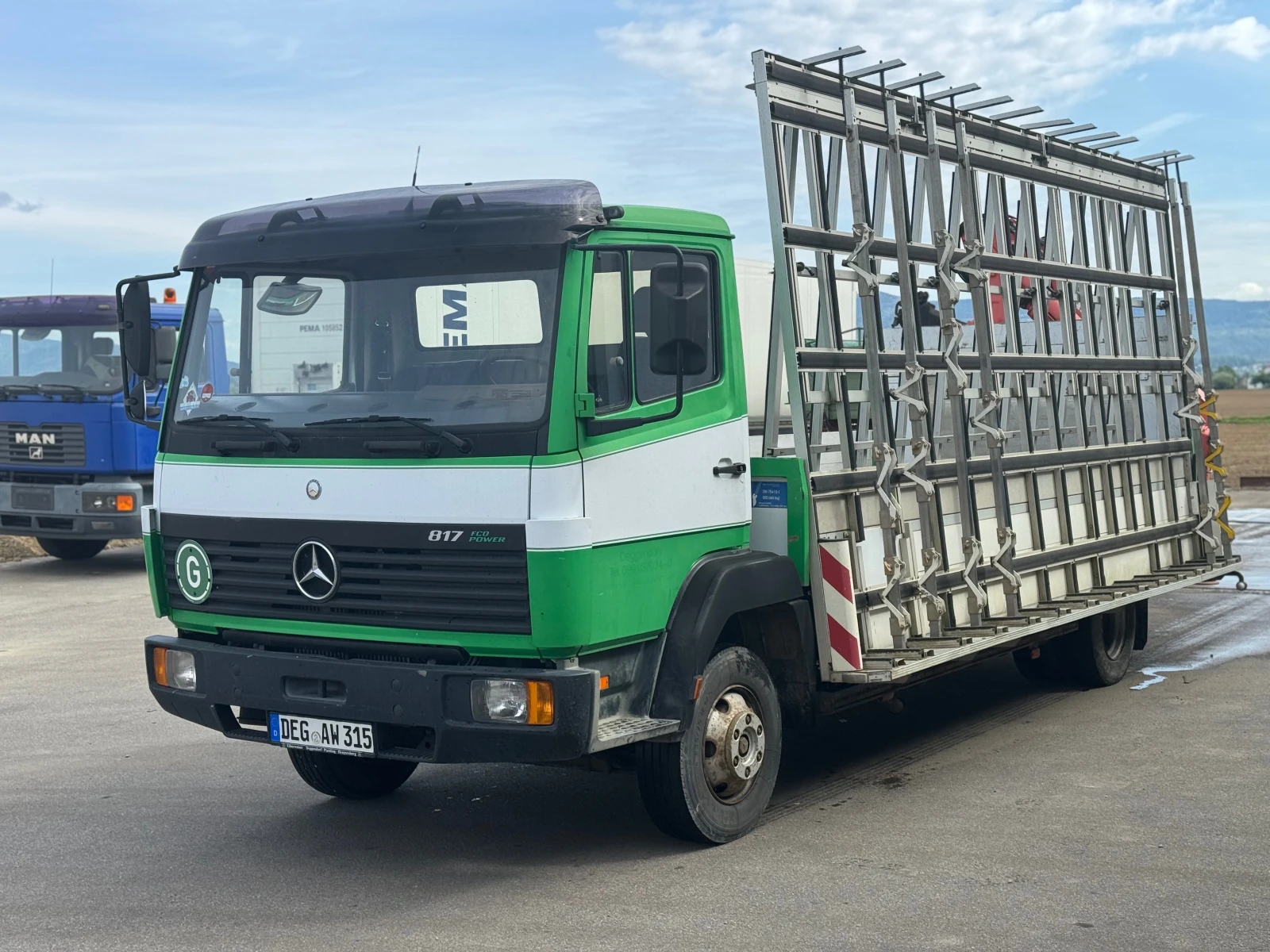 Mercedes-Benz 817 Пирамида за Дограма* Кран Атлас* Германия* Топ* Ор - изображение 5