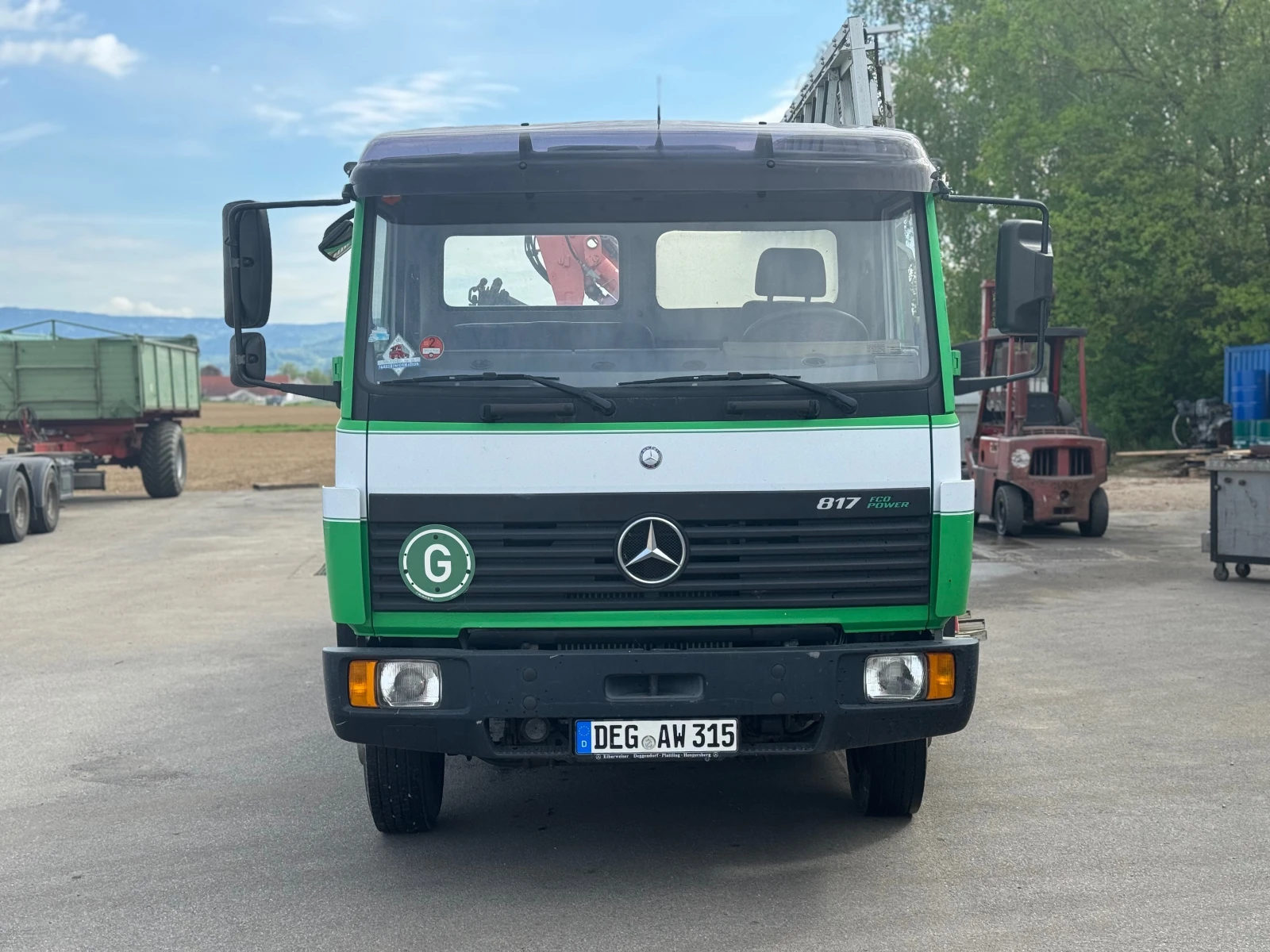 Mercedes-Benz 817 Пирамида за Дограма* Кран Атлас* Германия* Топ* Ор - изображение 4