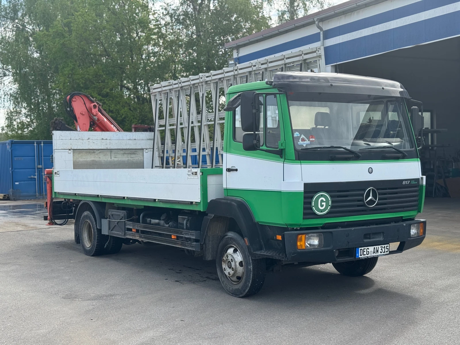 Mercedes-Benz 817 Пирамида за Дограма* Кран Атлас* Германия* Топ* Ор - изображение 3