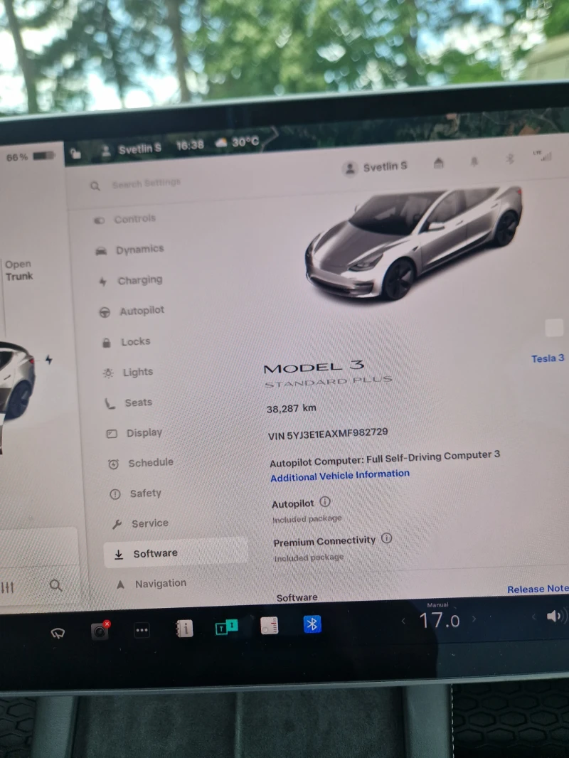 Tesla Model 3 Термопомпа! Фейслифт! 43500, снимка 5 - Автомобили и джипове - 51228413