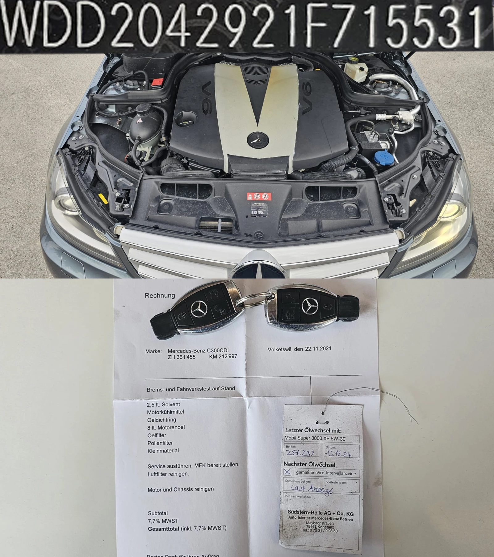 Mercedes-Benz C 300 V6 4Motion 7G-Tronic Facelift CH- - | Mobile.bg   16