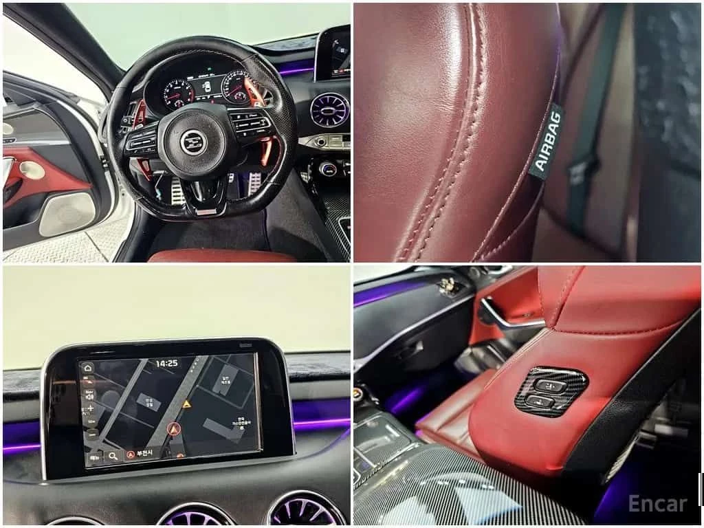 Kia Stinger 3.3 Turbo AWD | АВТОФИНАНСИРАНЕ, снимка 14 - Автомобили и джипове - 55599530