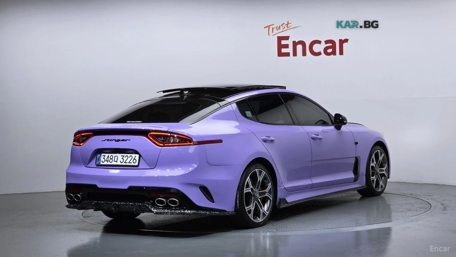 Kia Stinger 3.3 Turbo AWD GT* КАРБОН* КОЖА* НАВИ* ПАНО* HUD, снимка 3 - Автомобили и джипове - 55727356