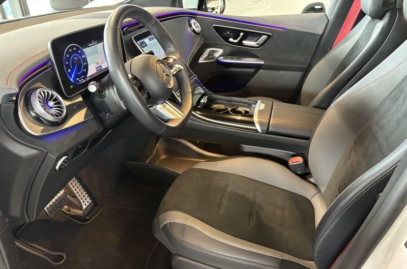 Mercedes-Benz EQE 350 4MATIC SUV AMG PANORAMA 360 BURMESTER AIRMATIC, снимка 7 - Автомобили и джипове - 52395341