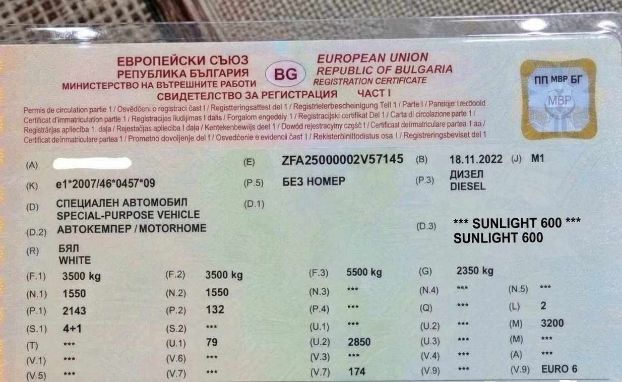 Кемпер SUNLIGHT CLIFF 600   2022, снимка 17 - Каравани и кемпери - 56568760