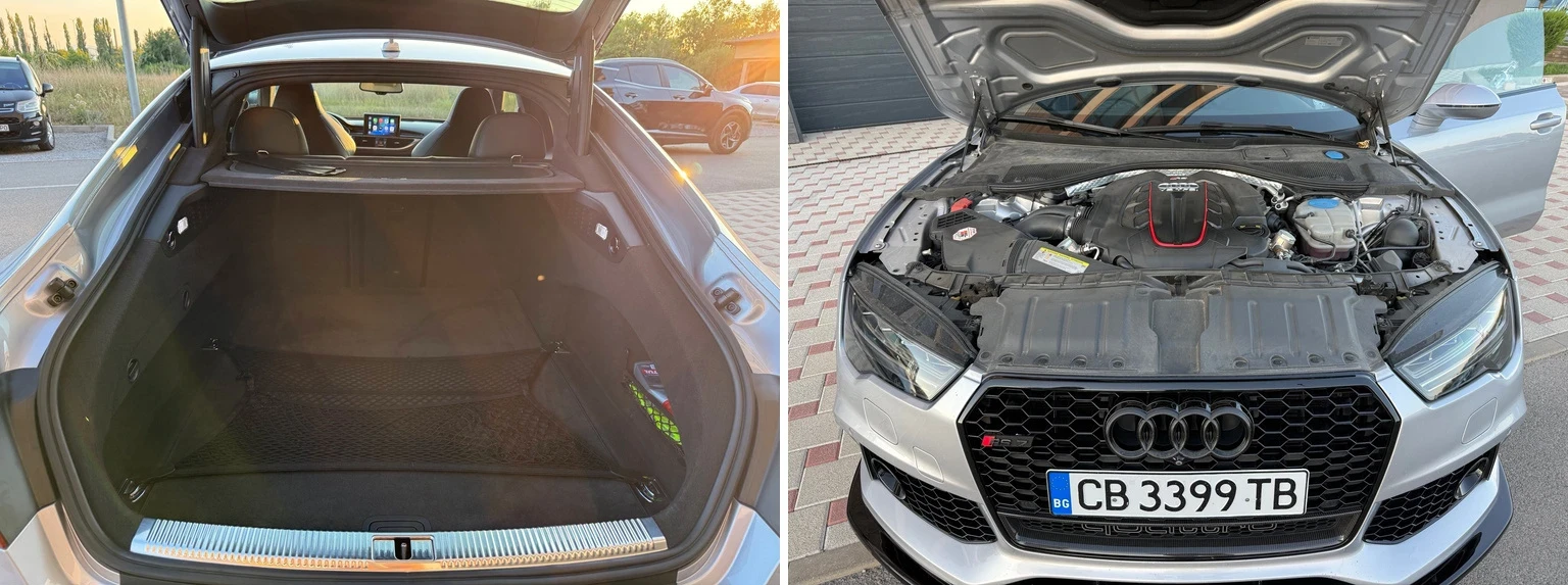 Audi Rs7 750к.с.* STAGE 2* ACC* CARBON* BOSE, снимка 16 - Автомобили и джипове - 55977356