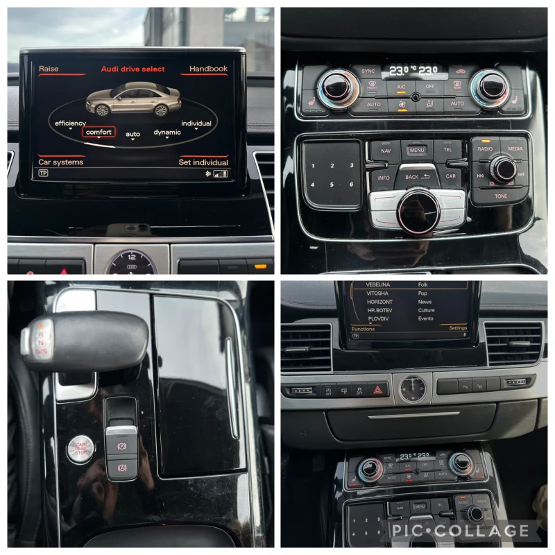 Audi A8 Audi A8 4.2TDI MATEIX + два ключа , снимка 14 - Автомобили и джипове - 53539562