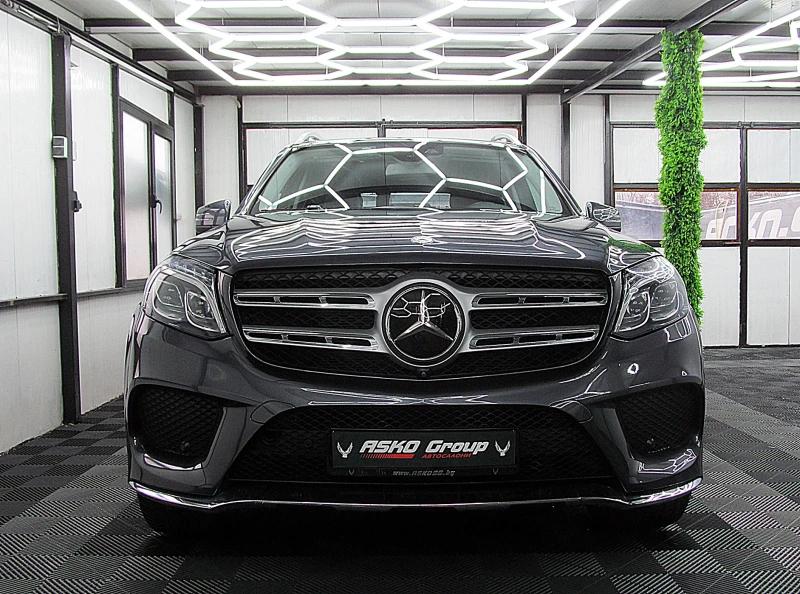 Mercedes-Benz GLS 500 AMG/PANORAMA/7-MESTA/KylessGO/360-K/PODGREV/LIZING, снимка 2 - Автомобили и джипове - 53521519