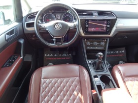 VW Touran 1.6 TDI 115kc SCR BlueMotion Executive 7 места, снимка 11 - Автомобили и джипове - 44476705