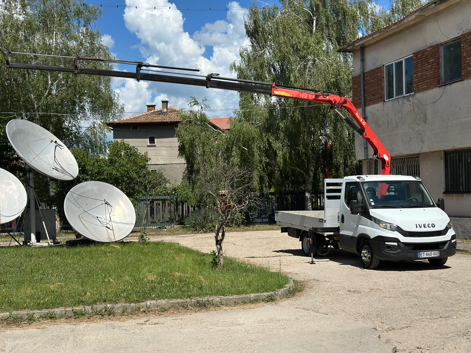 Iveco Daily Бордови С КРАН 12 метра 1600кг на 2 метра