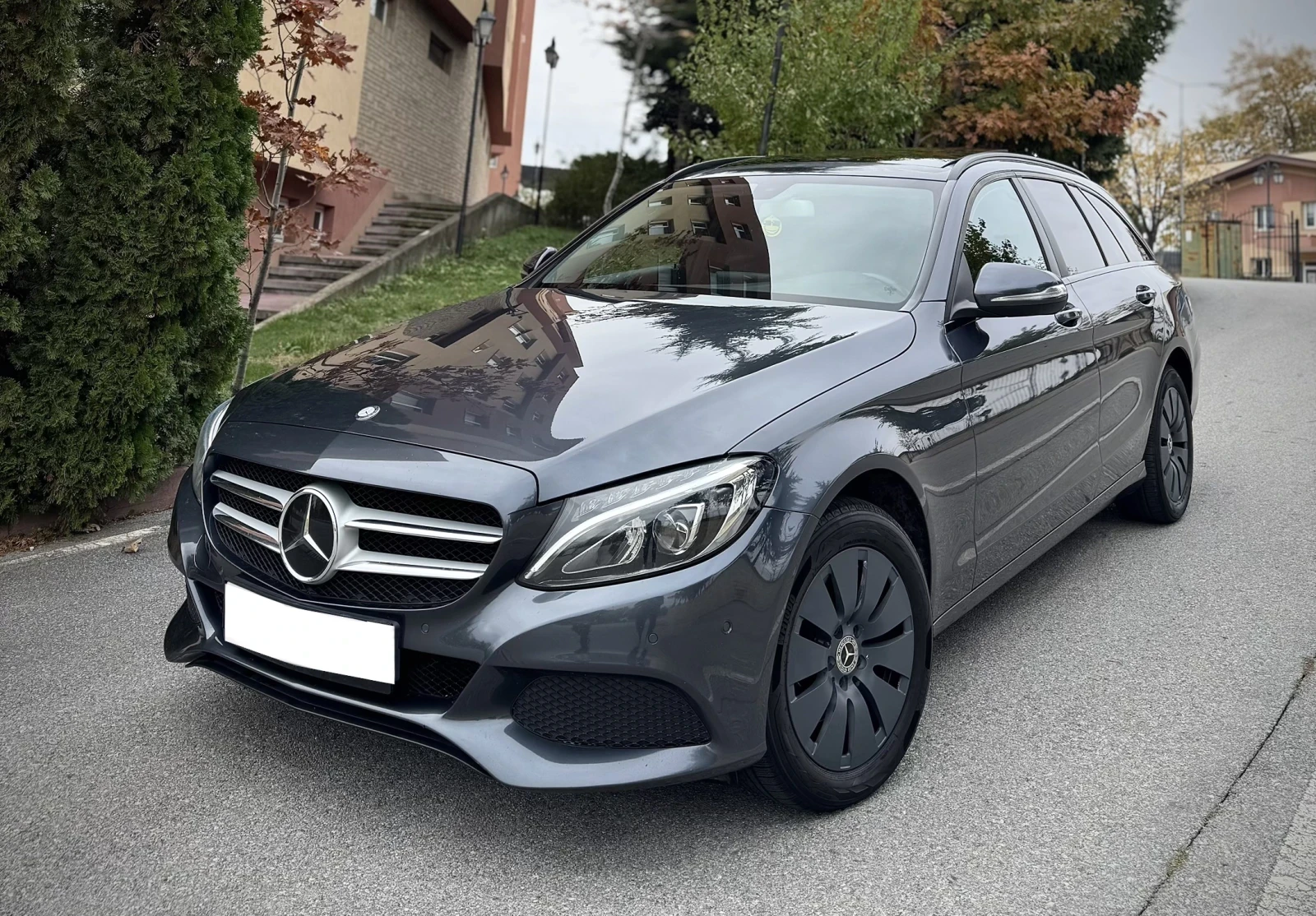 Mercedes-Benz C 220 7-G Full Led Distronic+ Panorama , снимка 1