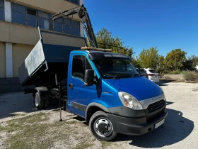 Iveco Daily = САМОСВАЛ= КРАН= , снимка 1