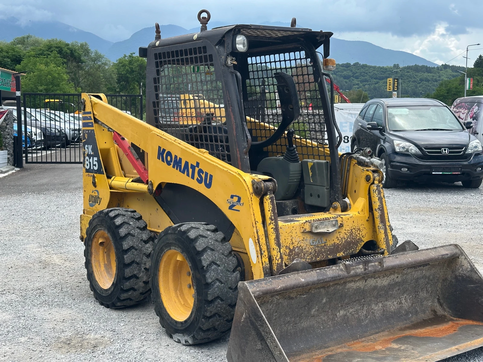 Мини челни товарачи Komatsu SK 815, снимка 2 - Индустриална техника - 55174393