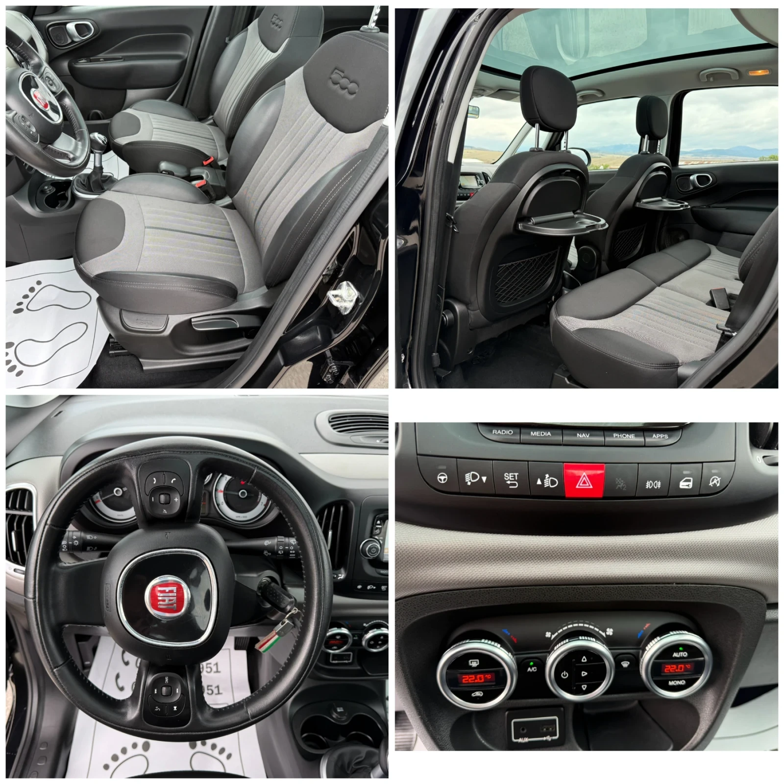 Fiat 500L 1.3-multihet-PANORAMA-NAVI-KAMERA-130.000km-NEW | Mobile.bg   15
