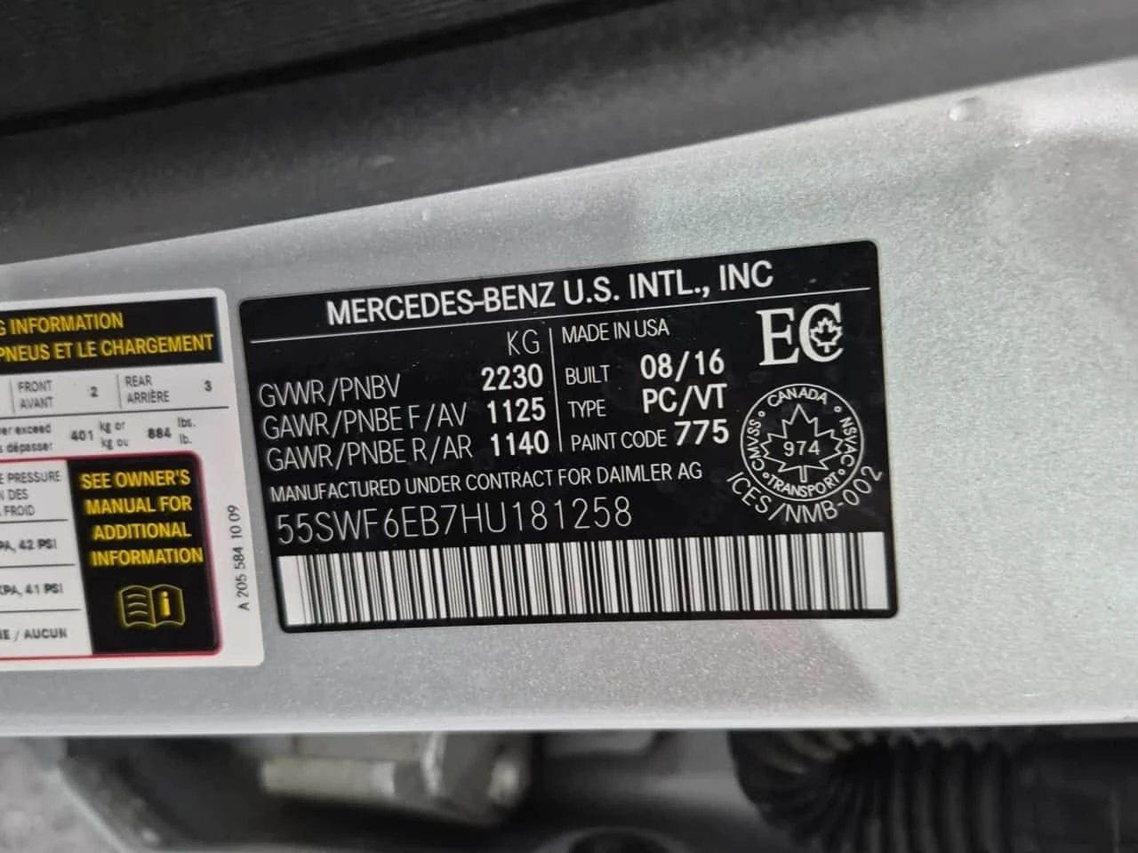 Mercedes-Benz C 43 AMG * CARFAX * ЦЕНА ДО БГ, снимка 14 - Автомобили и джипове - 54988661