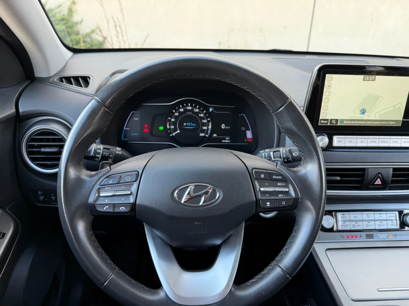 Hyundai Kona Blulink Termo pompa 64 KWh 204 hp, снимка 12 - Автомобили и джипове - 52555327
