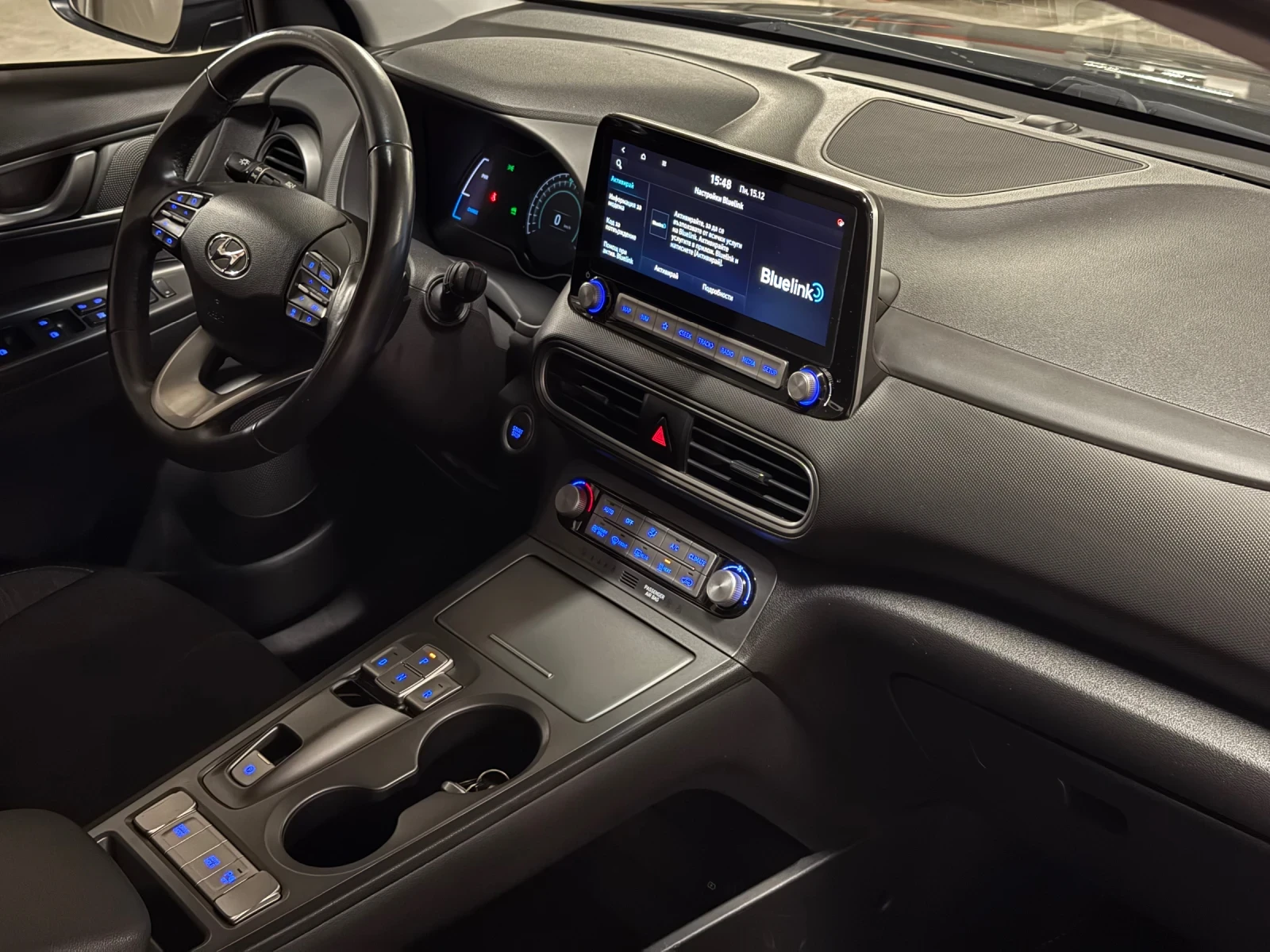Hyundai Kona Blulink Termo pompa 64 KWh 204 hp (SOH)100% - изображение 8