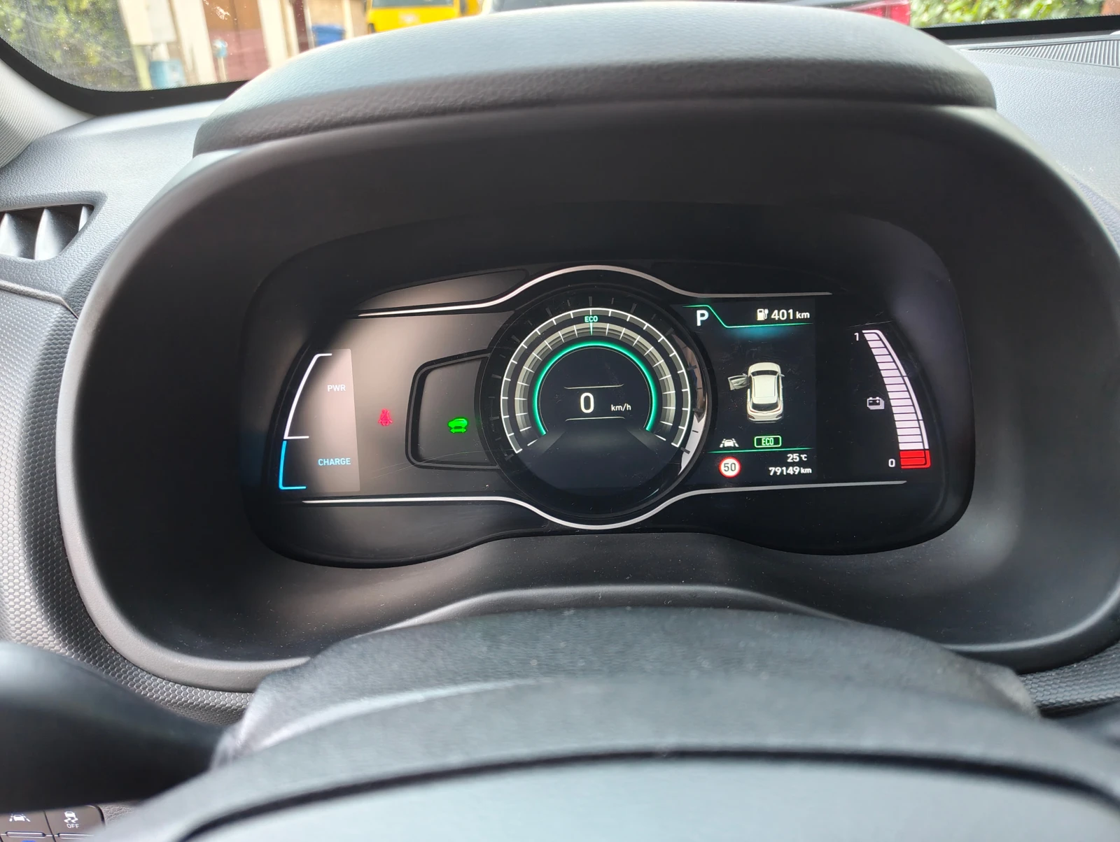 Hyundai Kona 64KWh* SOH 95%* LED* DISTRONIC* Tермопомпа* , снимка 9 - Автомобили и джипове - 55467354