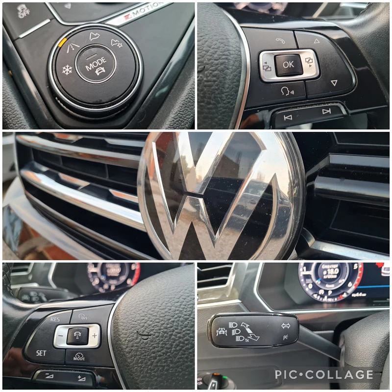 VW Tiguan 2.0TDI-190kc/4x4/DISTRONIK/LINE ASSIST , снимка 12 - Автомобили и джипове - 46567968