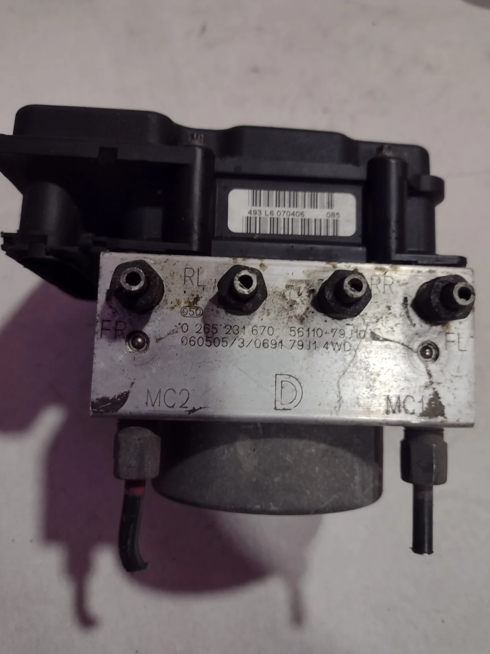 56110-79J10  0265231670 ABS помпа  FIAT SEDICI, SUZUKI SX4 0265800494  0 265 800 494 | Mobile.bg — изображение 1
