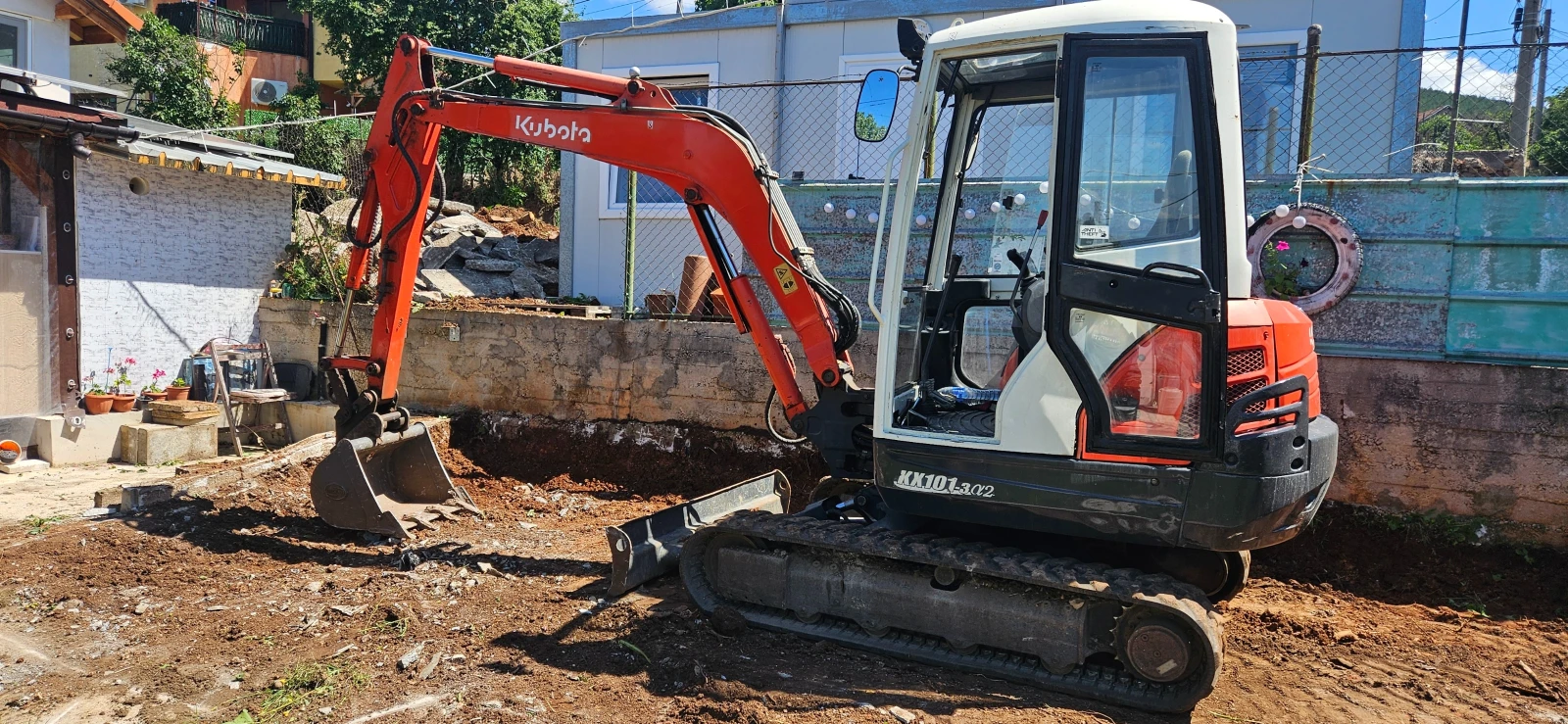 Багер Kubota KX101-3a, снимка 2 - Индустриална техника - 55285597
