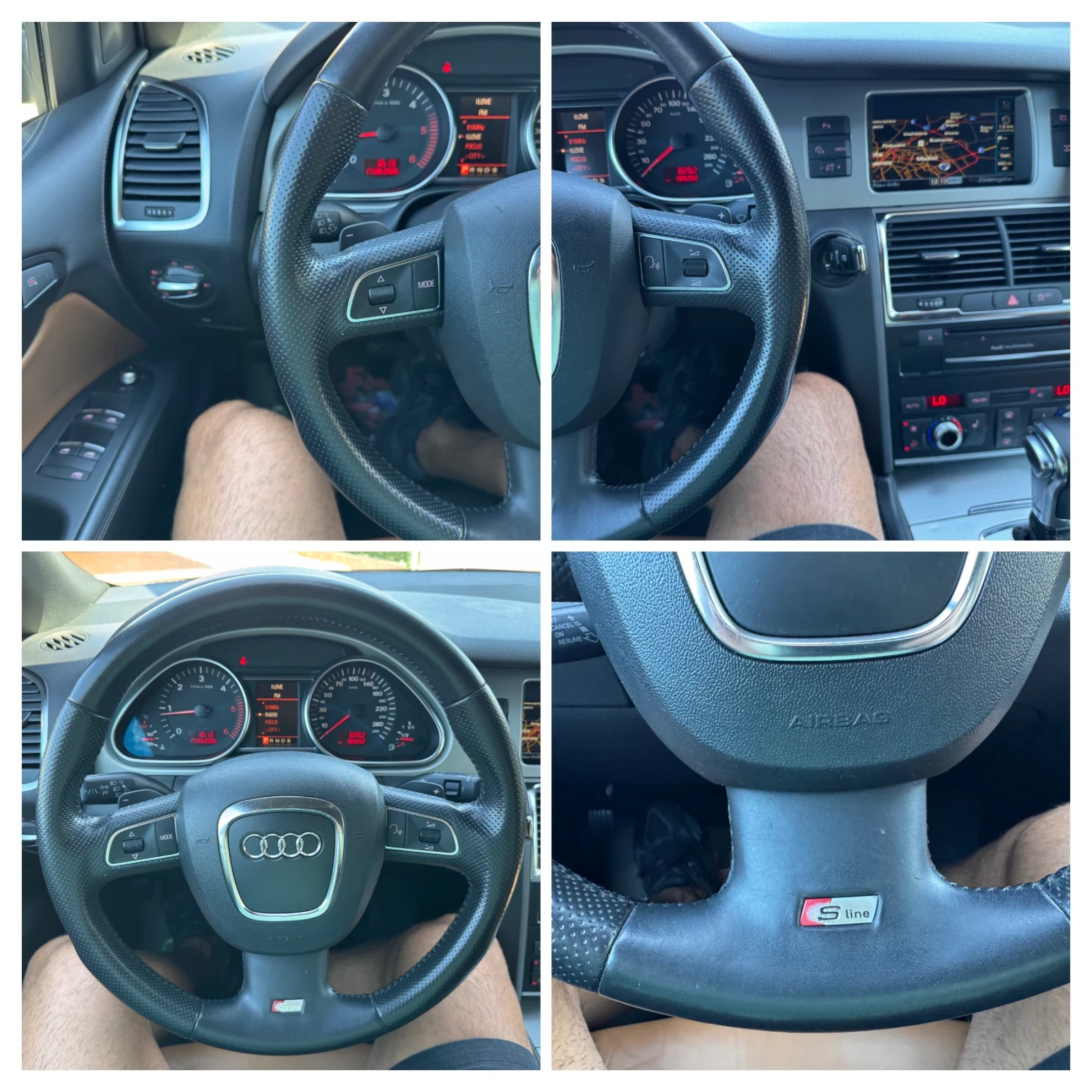 Audi Q7 3.0D/3xSLINE/DVD/INDIVIDUAL/FACE/ПОРЪЧКОВА/ТОП///, снимка 15 - Автомобили и джипове - 56115575