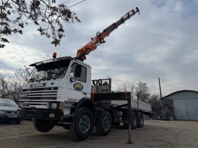 Scania 112 112/360 бордови с кран 14м, снимка 5