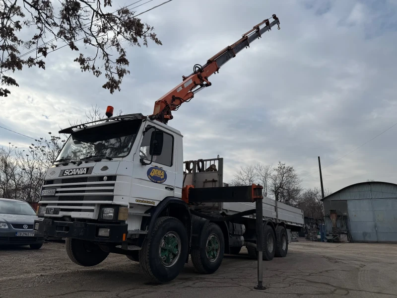 Scania 112 112/360 бордови с кран 14м, снимка 5 - Камиони - 49115464