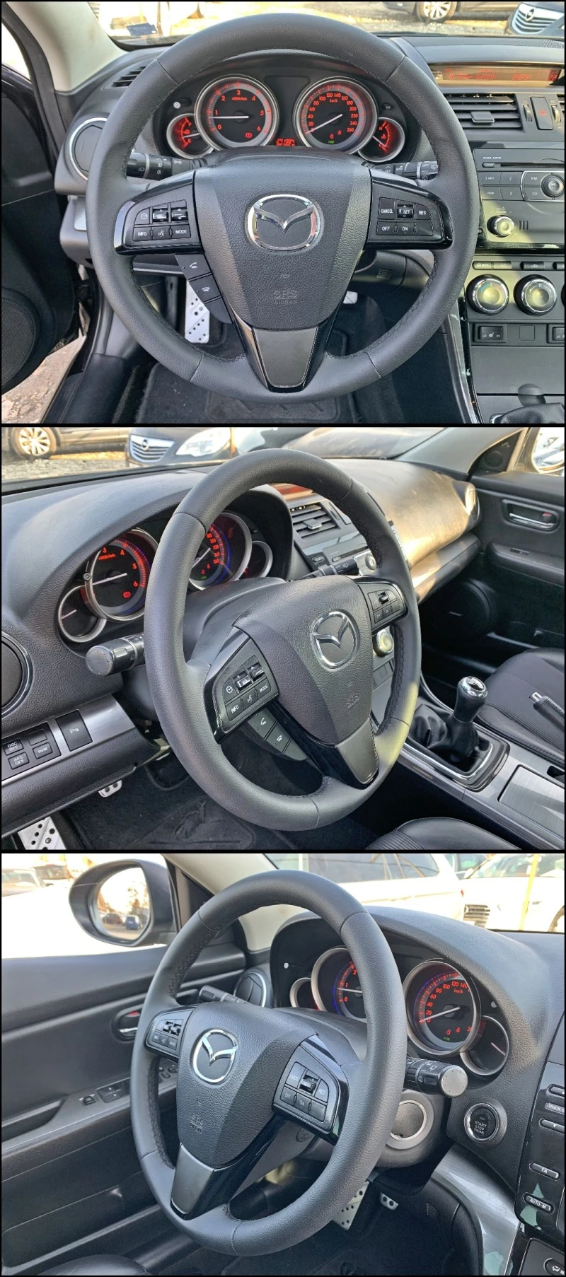 Mazda 6 2.2D sport 163k.c., снимка 12 - Автомобили и джипове - 43518536