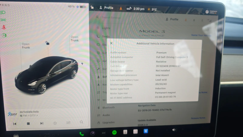 Tesla Model 3 Long Range AWD , снимка 13 - Автомобили и джипове - 53097351