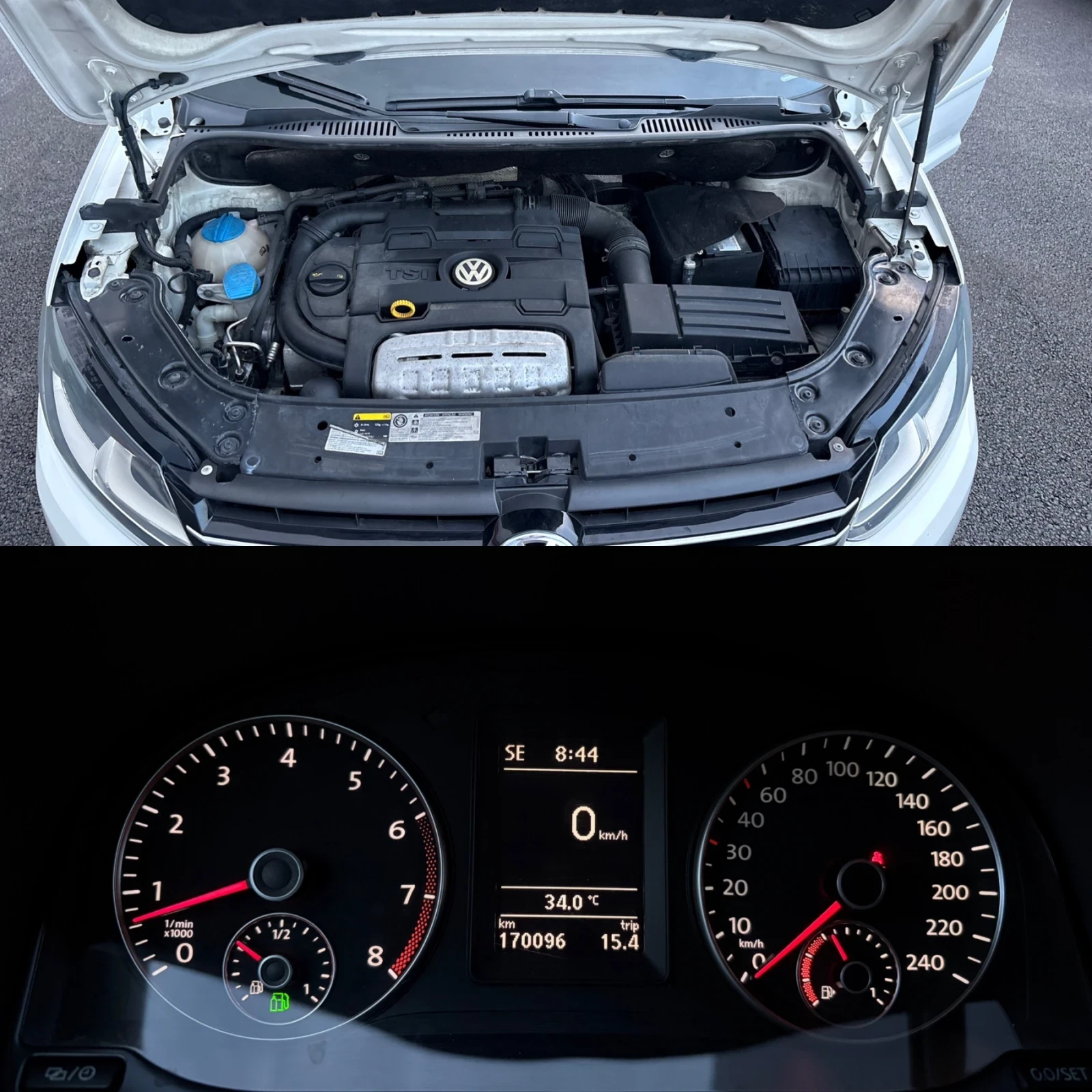 VW Touran Facelift 1.4 150кс CNG Navi , снимка 17 - Автомобили и джипове - 55355060